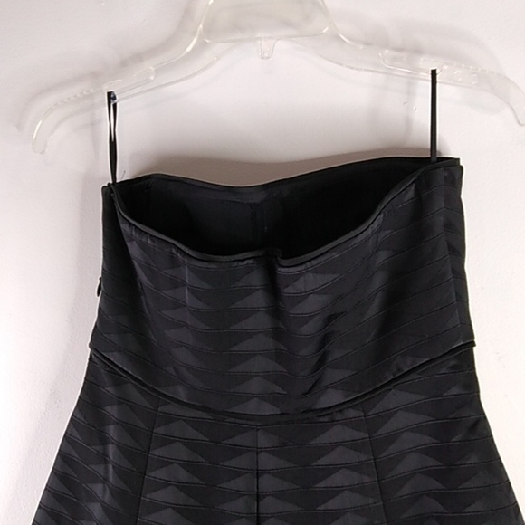 Giorgio Armani - Black Silk Strapless Coctail Dress - Size 8 (Eu 40) - Picture 6 of 10